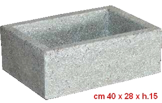 lavandino cemento 40x28x15