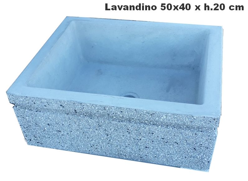 lavandino cemento 50x40