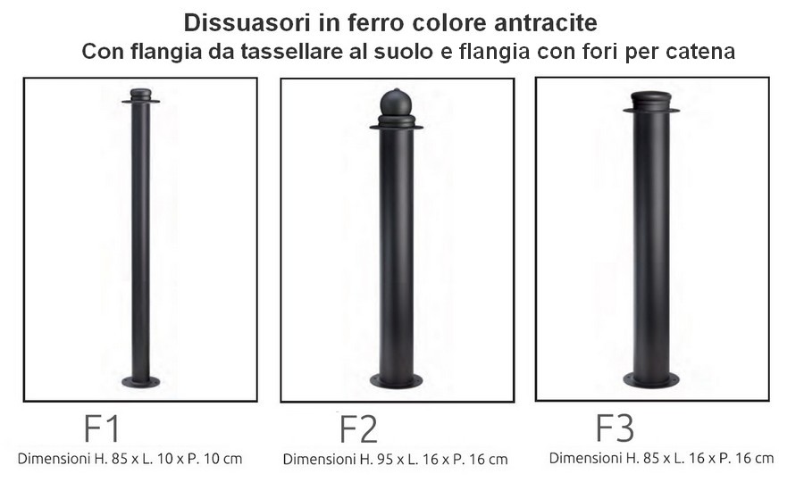 dissuasori di sosta in ferrro dissuasori di sosta in ferrro