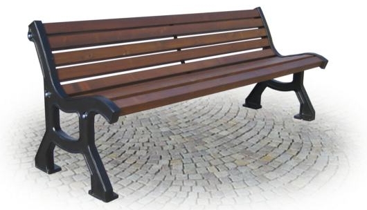 panchina ghisa arredo urbano