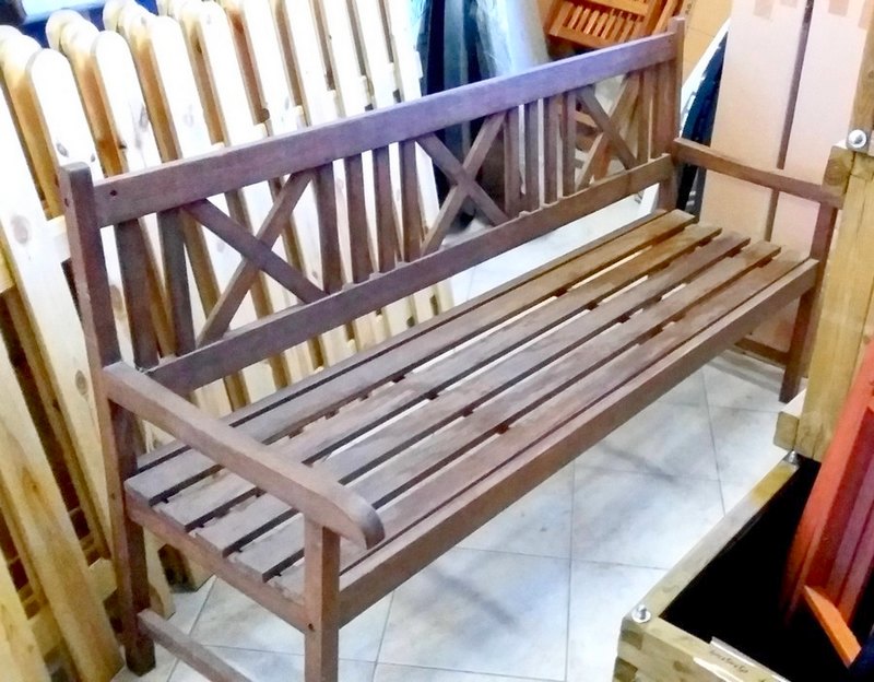 Panchina legno esotico Panchina legno esotico