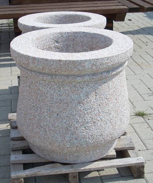 Vaso Finto Pietra Per Esterni In Resina PP - Grigio Scuro, 30x30x17 Cm, Con Riserva D'Acqua Per Idroponica