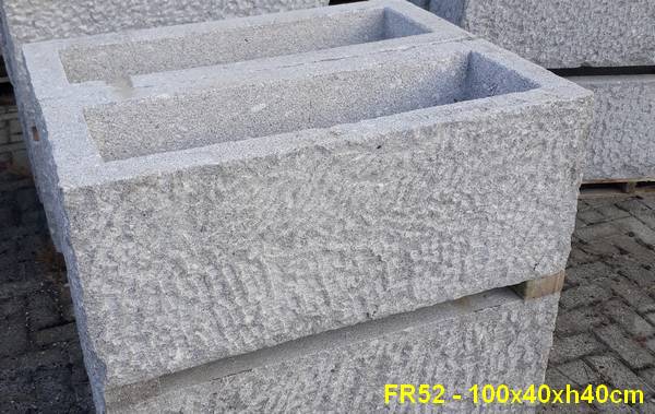 fioriera in pietra granito fioriera vasca granito 100