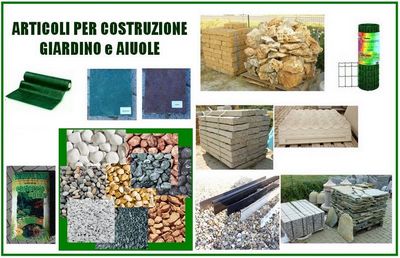 materiali creazione giardino