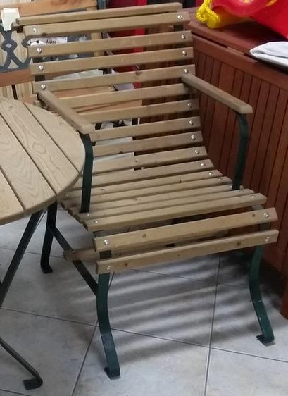 poltrone da giardino il legno in offerta